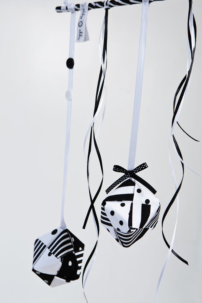 geometric baby mobile